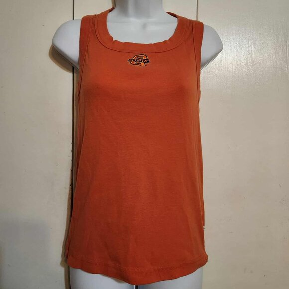 Vtg Y2K Womens Medium Antigua Sport Oklahoma State Cowboys Orange Tank Top - Picture 1 of 7